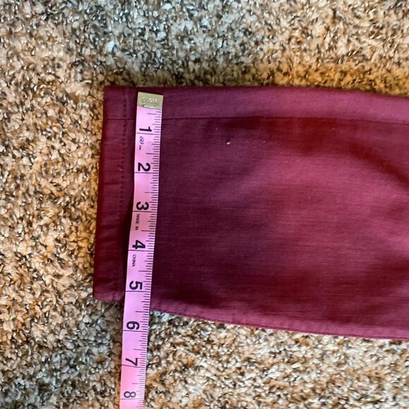 NWOT Lila Ryan Red Bootleg Business Casual Jean Size 29/ US 8 - Picture 5 of 12